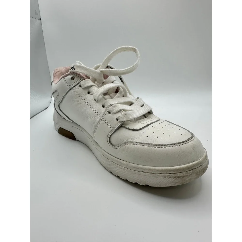Off-White Kids Out Of Office White‎ Pink For Walking Sneakers Zip Tie Tag